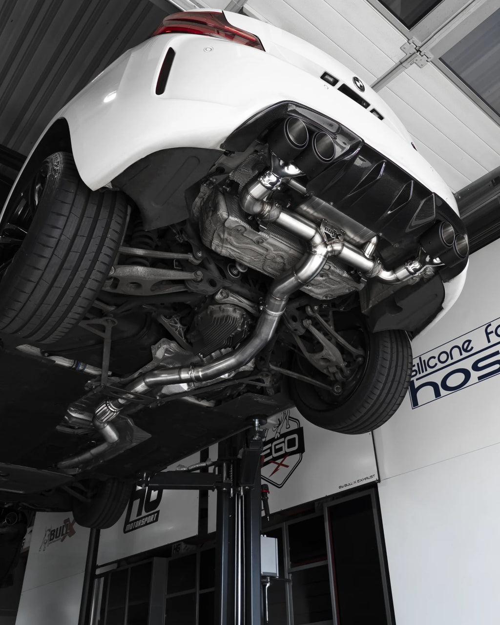 EGO-X Klappenabgasanlage 3,5" / 89mm BMW M2 F87 (N55)  (mit ECE*)