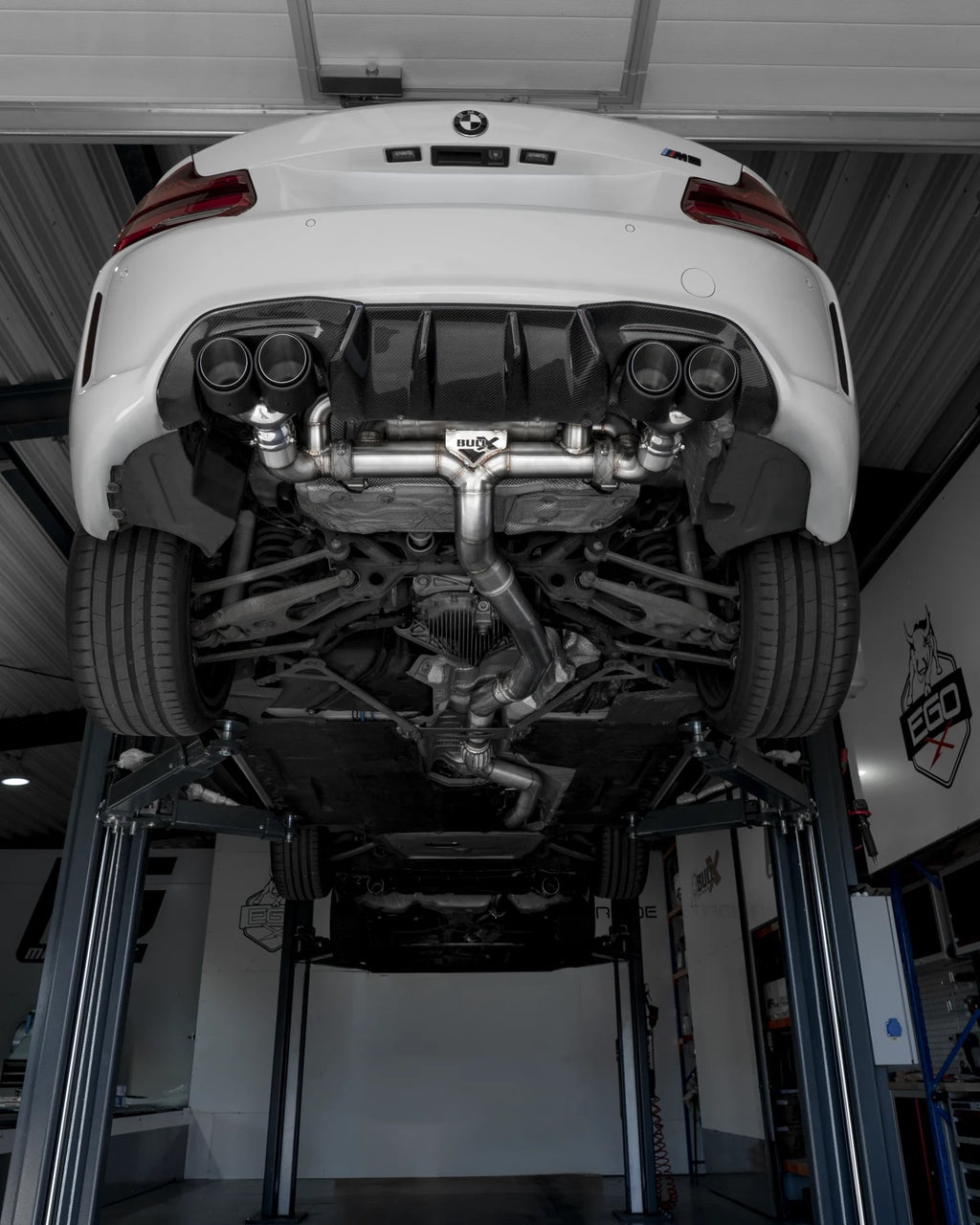 EGO-X Klappenabgasanlage 3,5" / 89mm BMW M2 F87 (N55)  (mit ECE*)