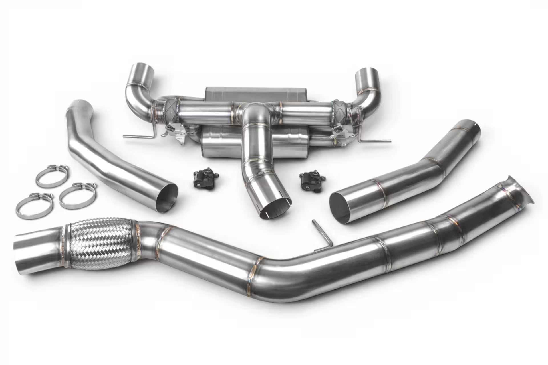EGO-X Klappenabgasanlage 3,5" / 89mm BMW M2 F87 (N55)  (mit ECE*)