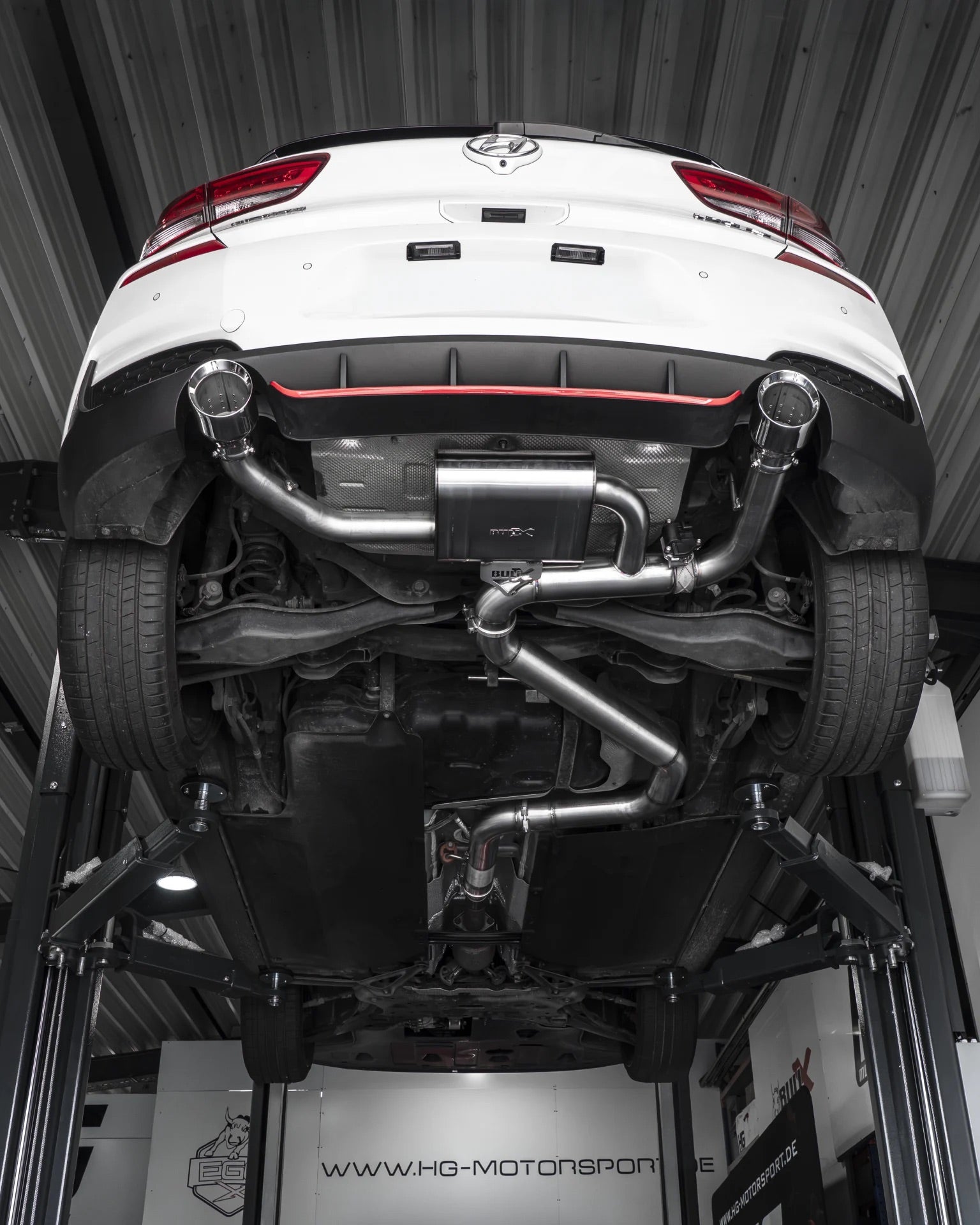 EGO-X Abgasanlage 3,5" Hyundai i30N OPF Facelift inkl. Performance 2.0L mit ECE