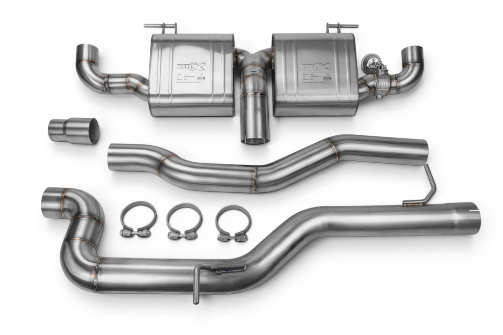 EGO-X Klappenabgasanlage 3" Audi S1 8X 2.0 TFSI 231PS quattro (mit ECE*)