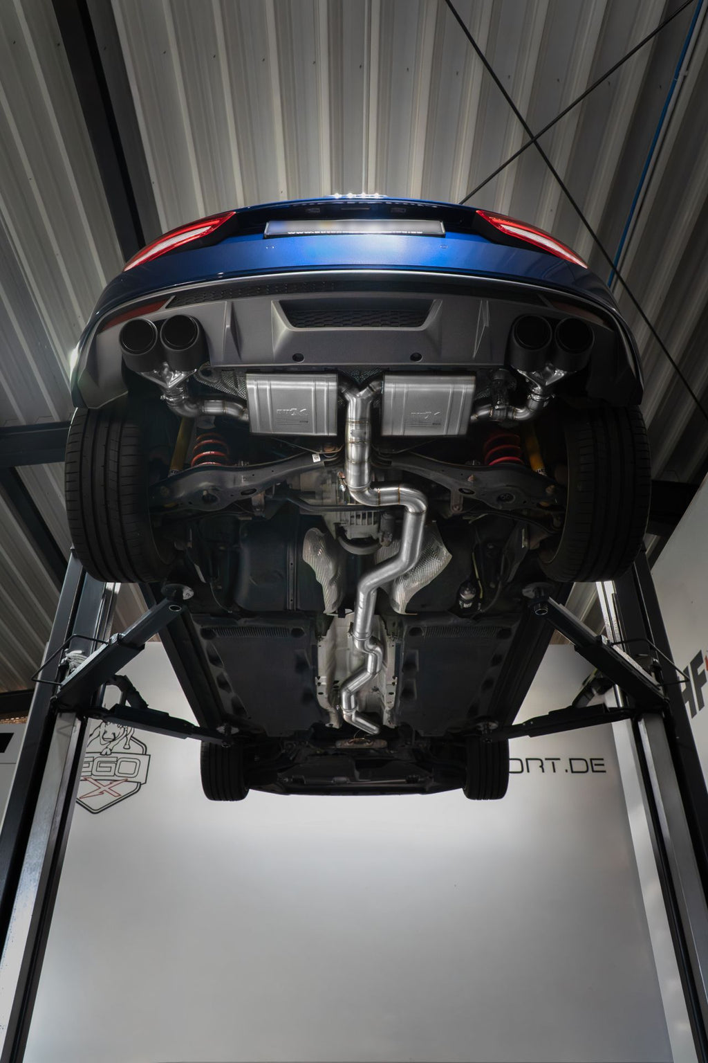 EGO-X Klappenabgasanlage 3" Audi S1 8X 2.0 TFSI 231PS quattro (mit ECE*)
