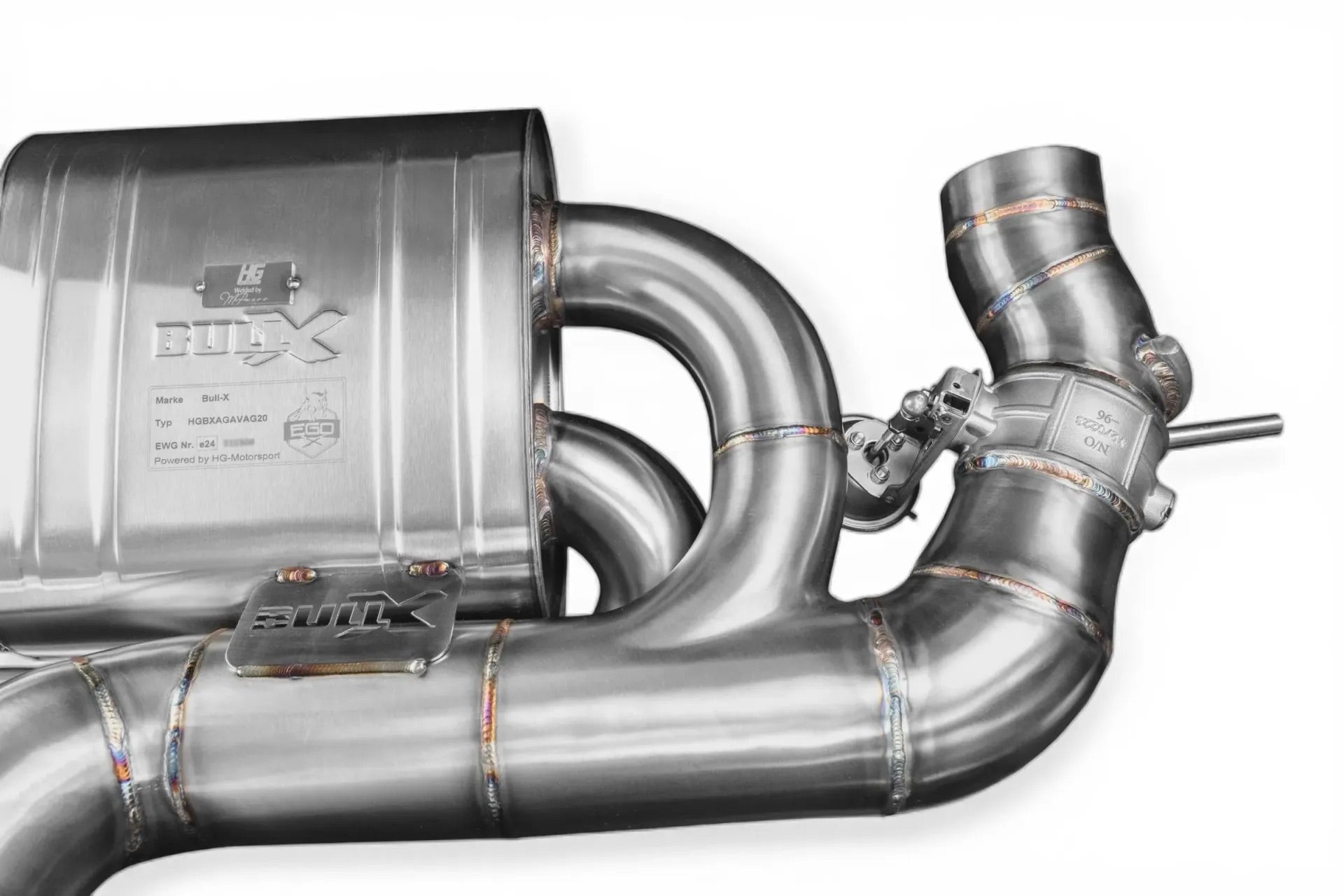 EGO-X Abgasanlage 3,5" VW Golf 7 R Vorfacelift 300PS (mit ECE*)