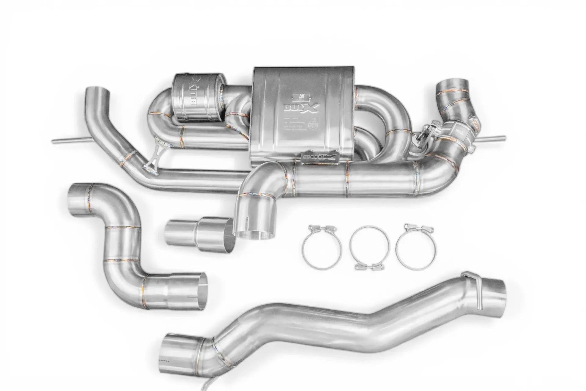 EGO-X Abgasanlage 3,5" VW Golf 7 R Vorfacelift 300PS (mit ECE*)
