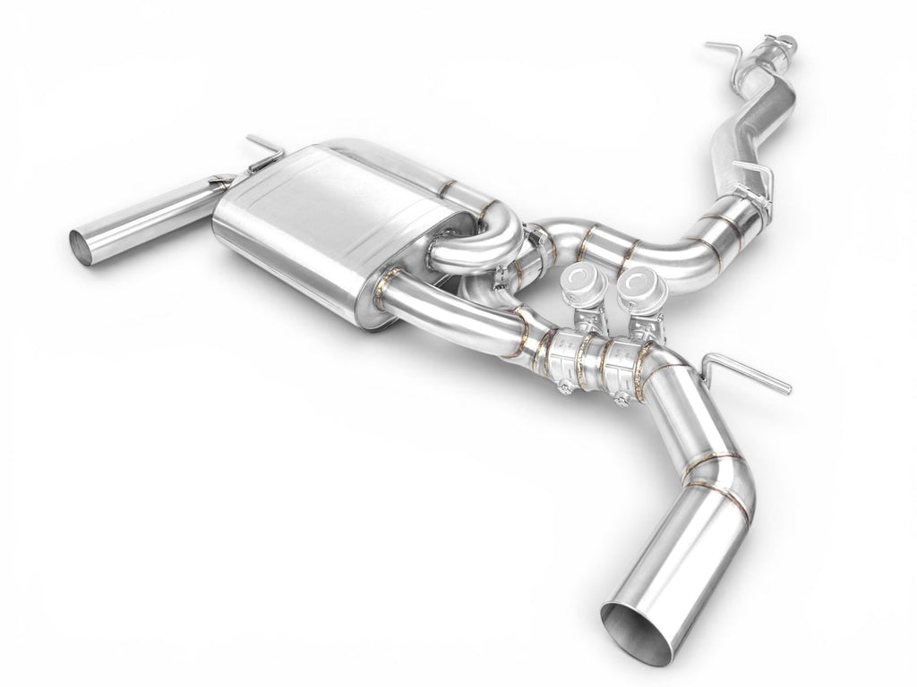 EGO-X Klappenabgasanlage 3,5" Audi S3 8V quattro Facelift OPF 300PS (mit ECE*)