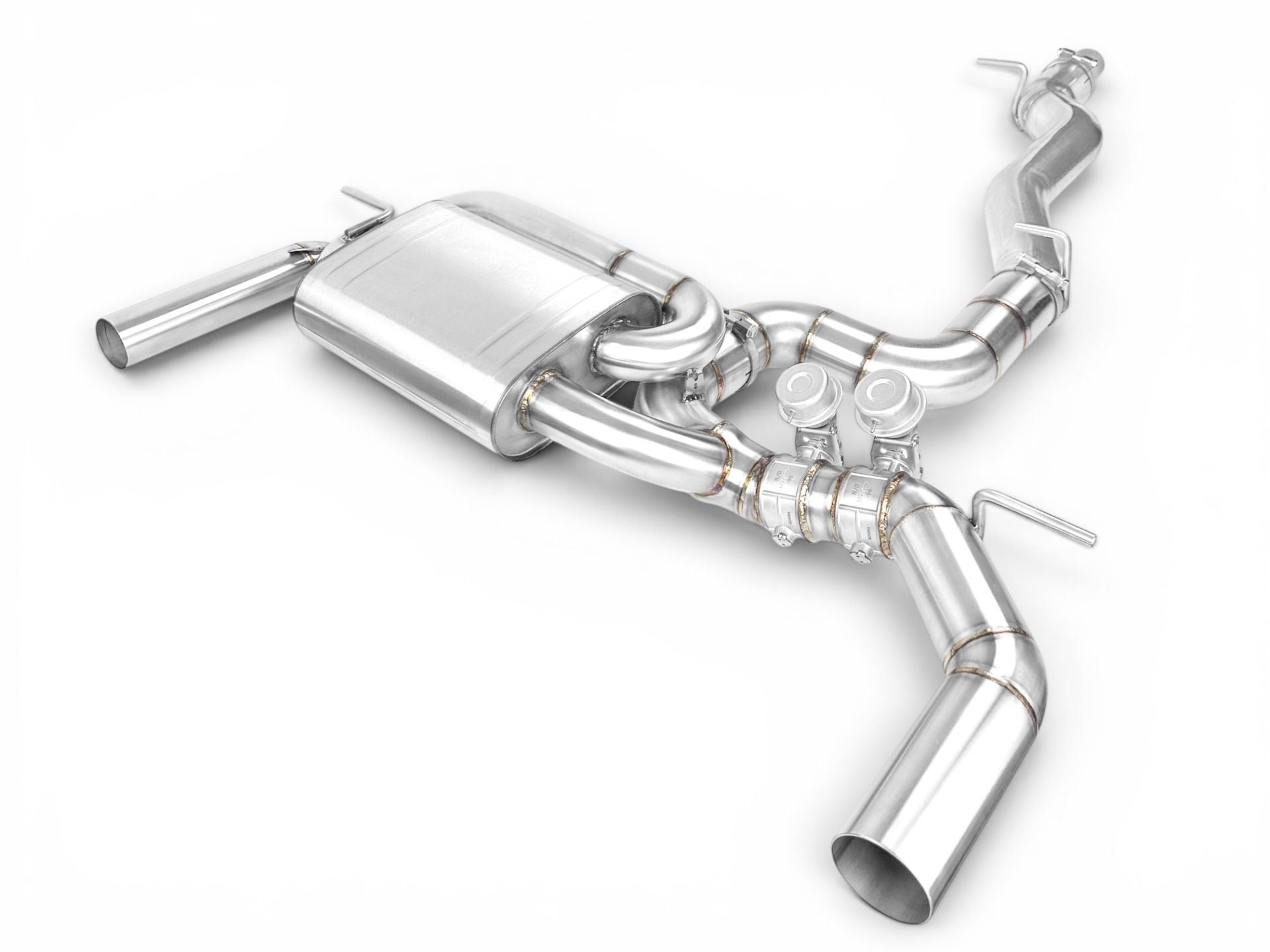 EGO-X Klappenabgasanlage 3,5" Audi S3 8V quattro Facelift OPF 300PS (mit ECE*)