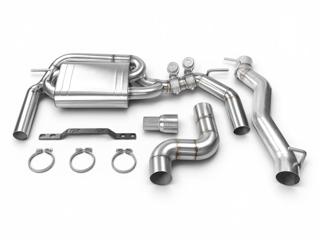 EGO-X Klappenabgasanlage 3,5" Audi S3 8V quattro Facelift OPF 300PS (mit ECE*)