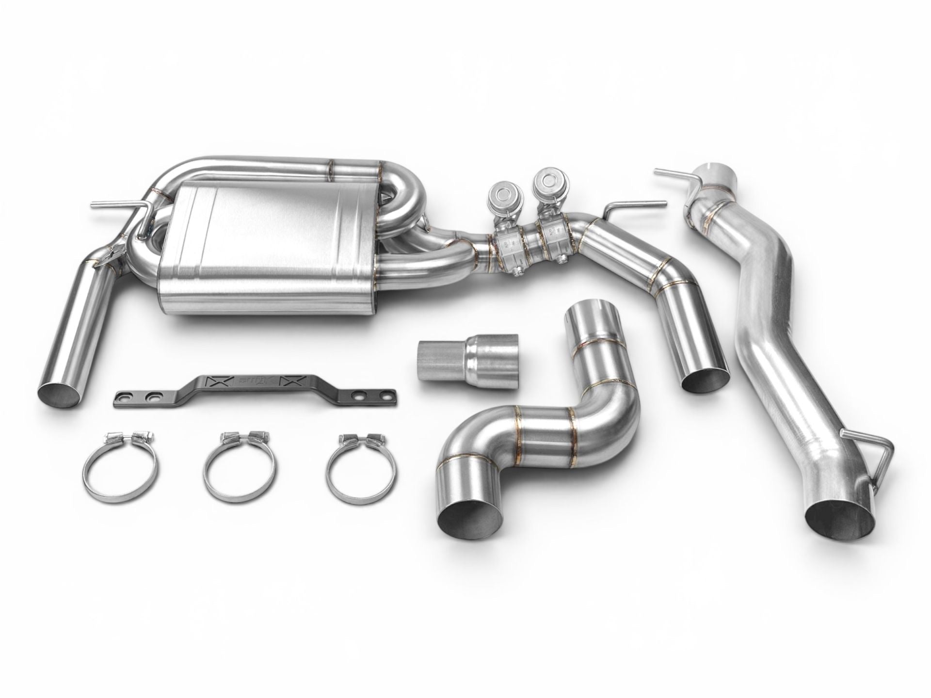 EGO-X Klappenabgasanlage 3,5" Audi S3 8V quattro Facelift OPF 300PS (mit ECE*)