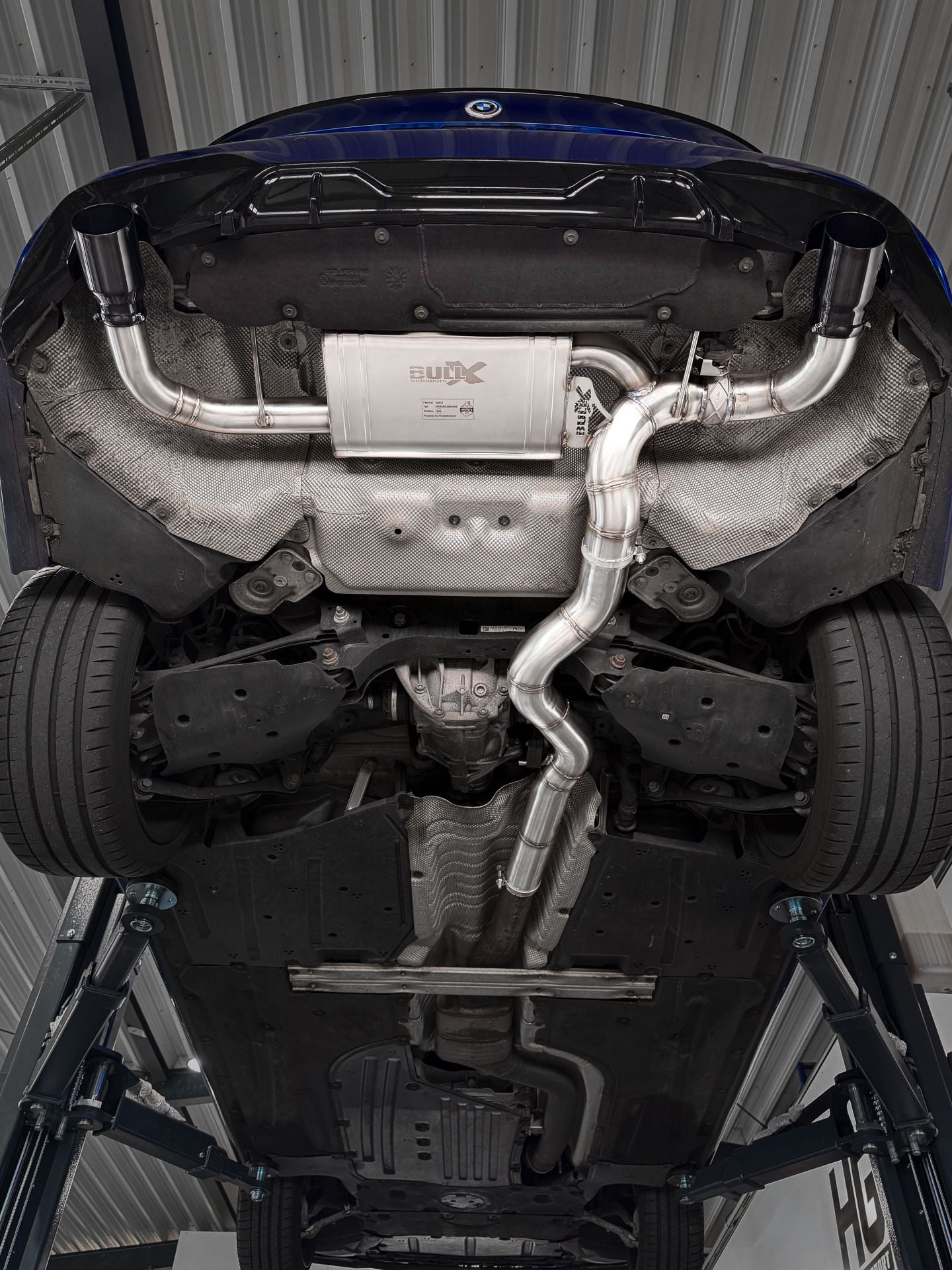EGO-X Abgasanlage 3,5" / 89mm BMW 320/330i G20/G21 420/430i G22/G23/G26 184/245/258PS (mit ECE*)