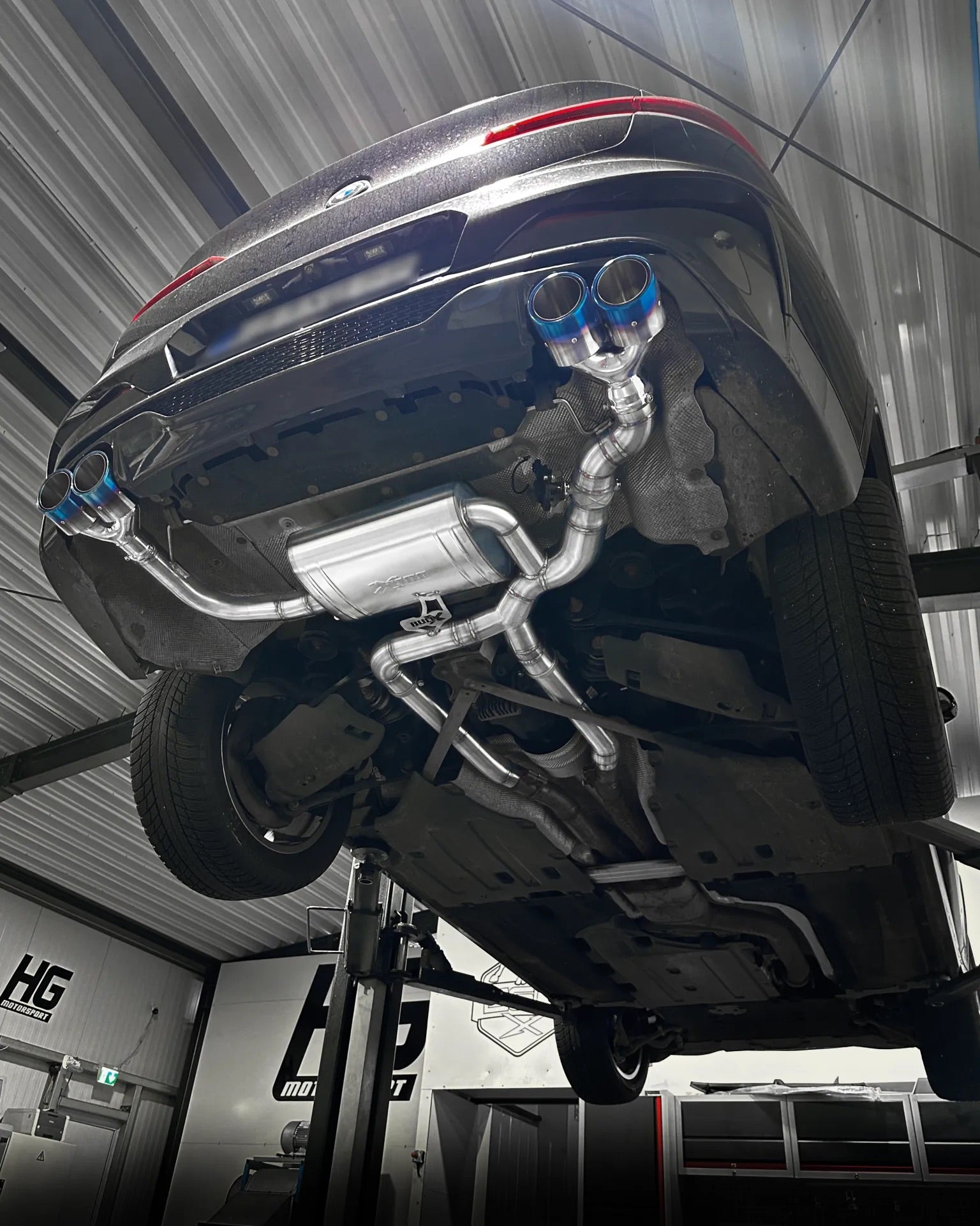 EGO-X Klappenabgasanlage 3,5" BMW BMW X3 / X4 M440i G3X/G4X 354/360 PS (mit ECE*)