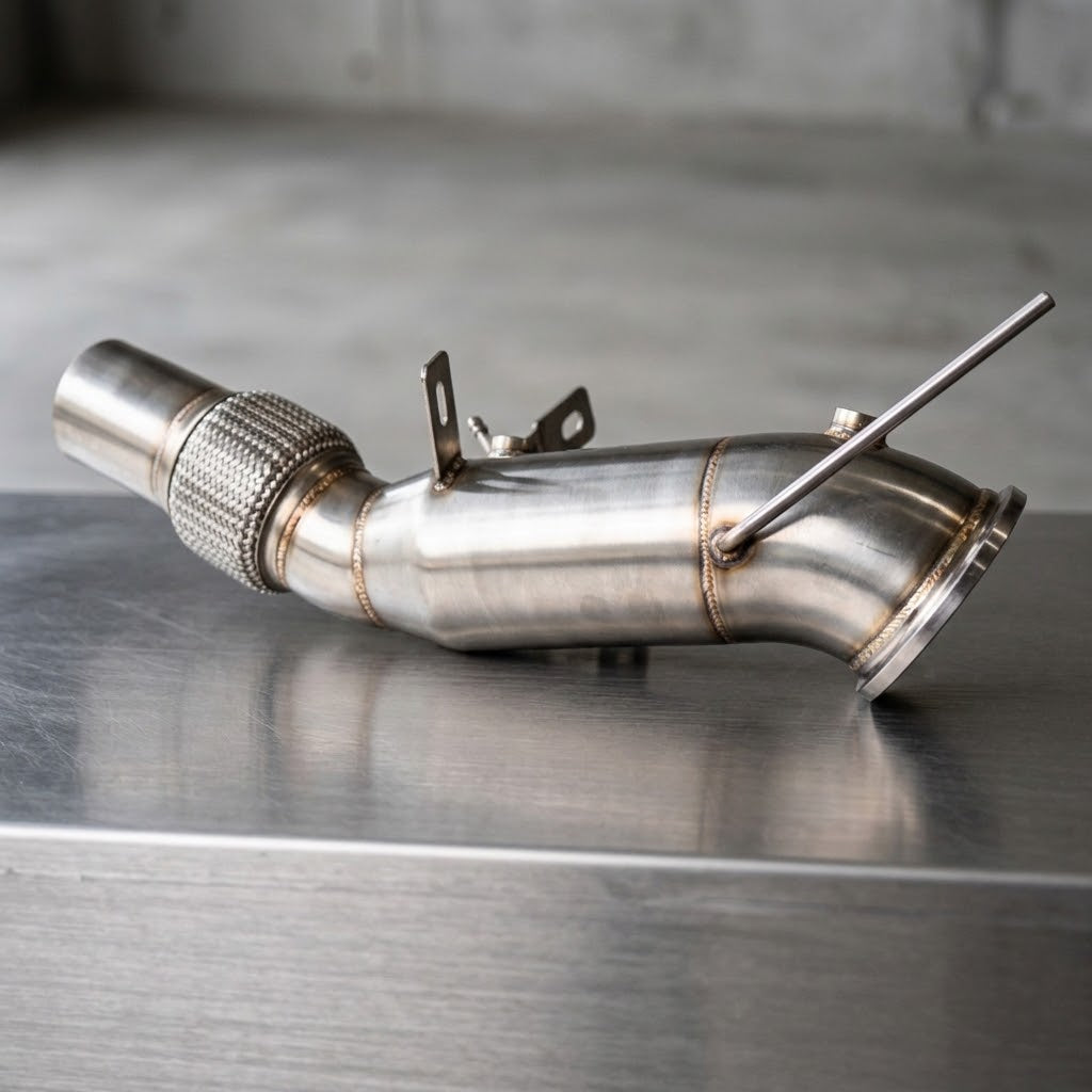 TuningKathedrale Downpipe für BMW B48 F-Reihe (zbs. 120i,220i,320i,330i...)