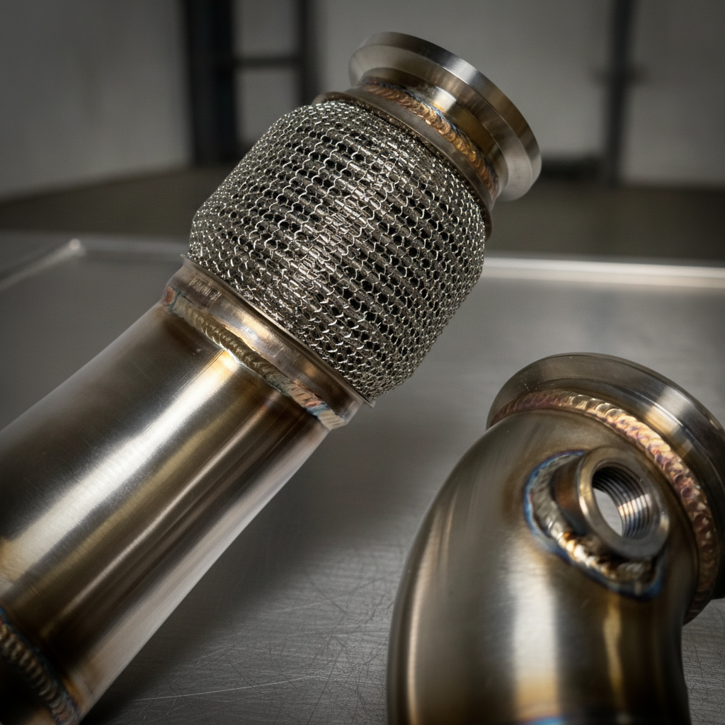TuningKathedrale Downpipes pour BMW M5/M8 S63 SANS FAP