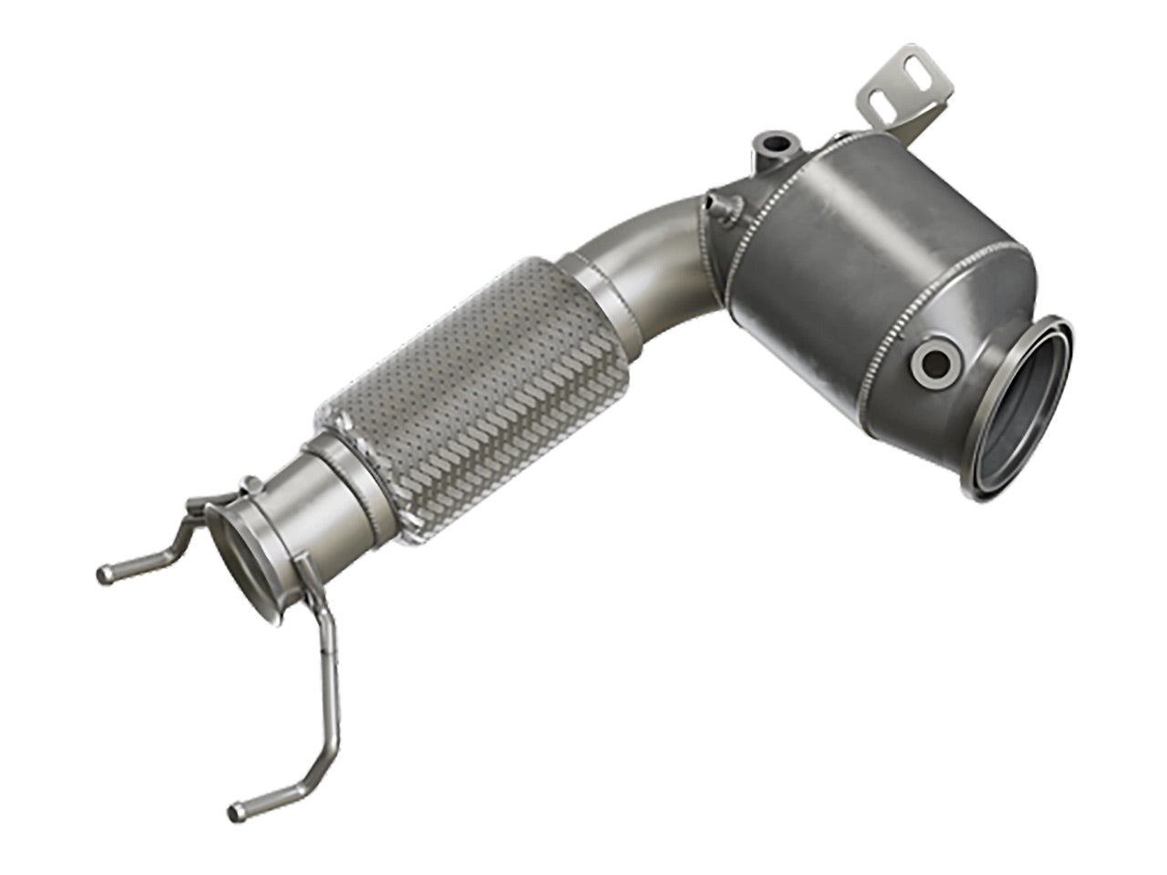 HJS ECE Downpipe 2,75" Mini Cooper S/JCW F54-F60, BMW X2 M35i, M135i, M235i OPF 90822031