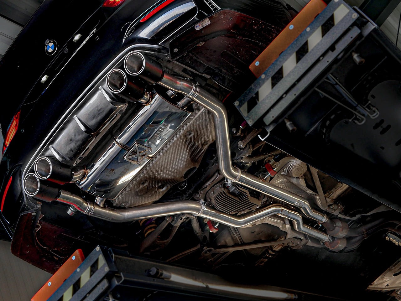EGO-X Klappenabgasanlage 2,75" BMW M3 F80, M4 F82 inkl. Competition 431/450PS (mit ECE*)