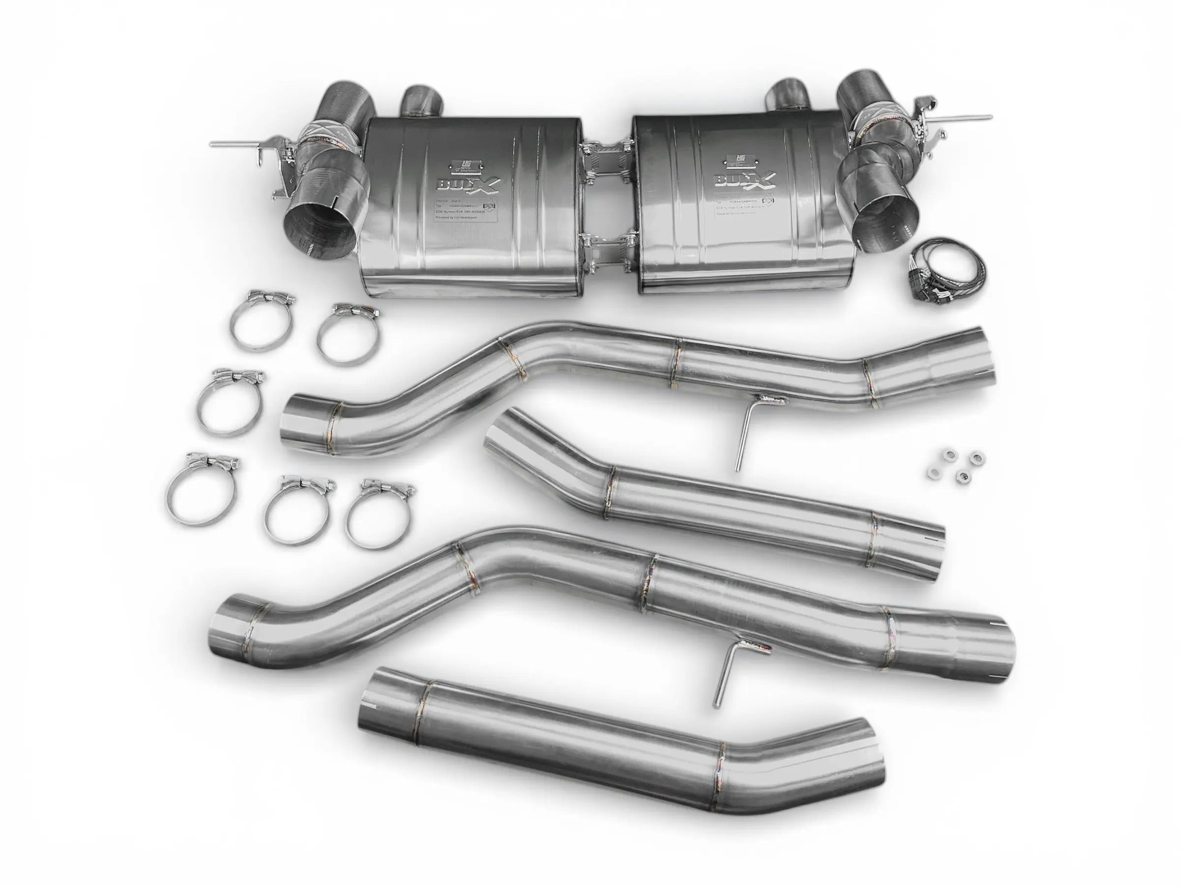 EGO-X Klappenabgasanlage BMW M3/M4 inkl.Competition G80/G81/G82 (mit ECE)