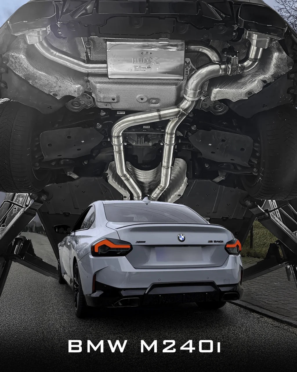EGO-X Abgasanlage 3,5" BMW M240i G42, (mit ECE*)