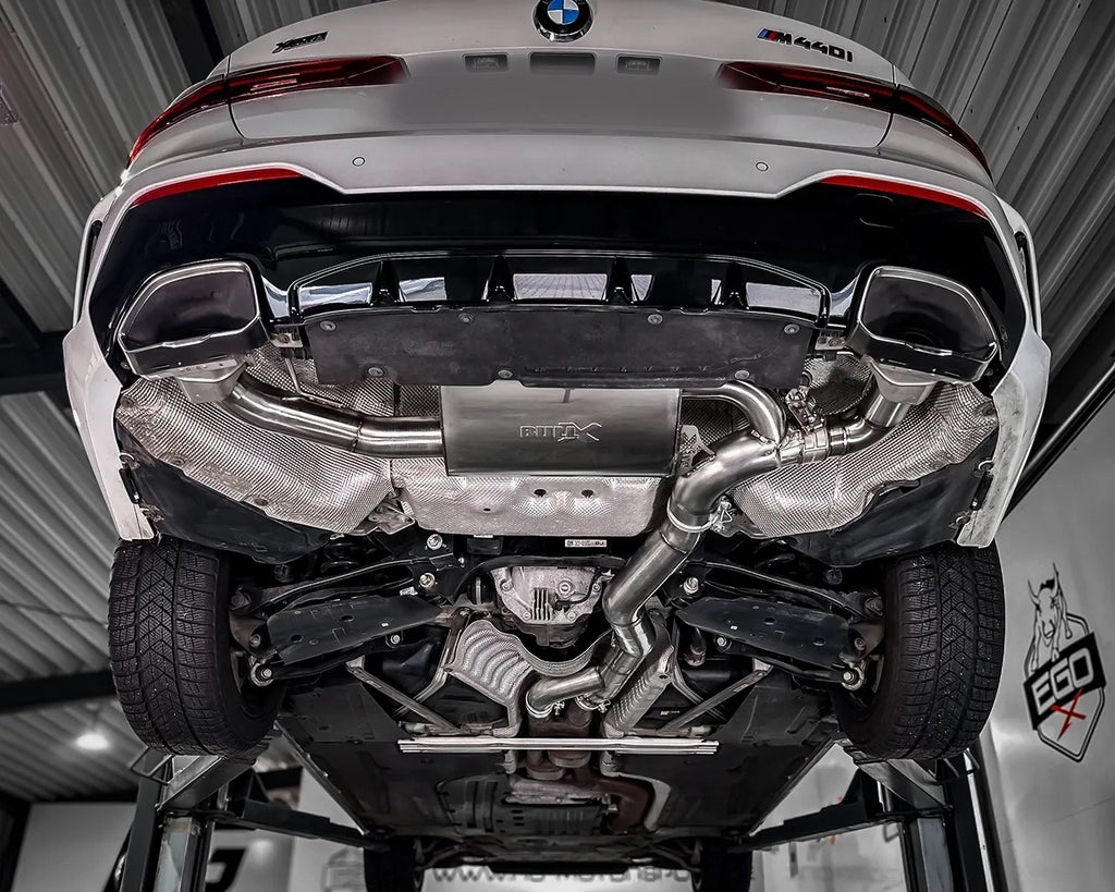 EGO-X Abgasanlage 3,5" BMW M340i G20/G21, M440i G22 374PS (mit ECE*)