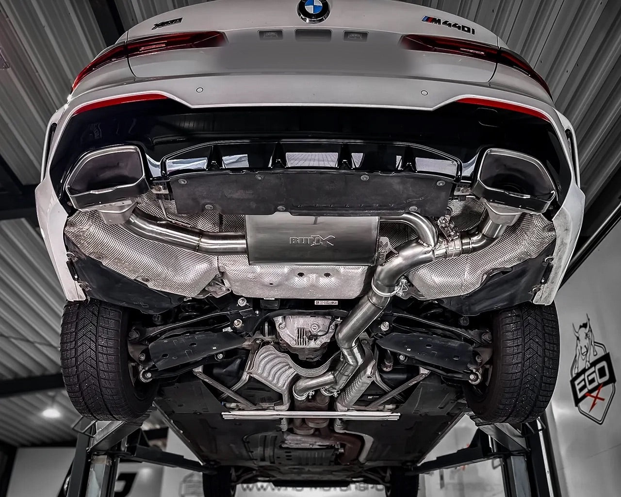 EGO-X Abgasanlage 3,5" BMW M340i G20/G21, M440i G22 374PS (mit ECE*)