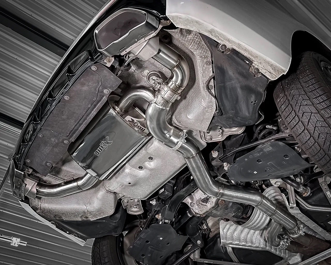 EGO-X Abgasanlage 3,5" BMW M340i G20/G21, M440i G22 374PS (mit ECE*)