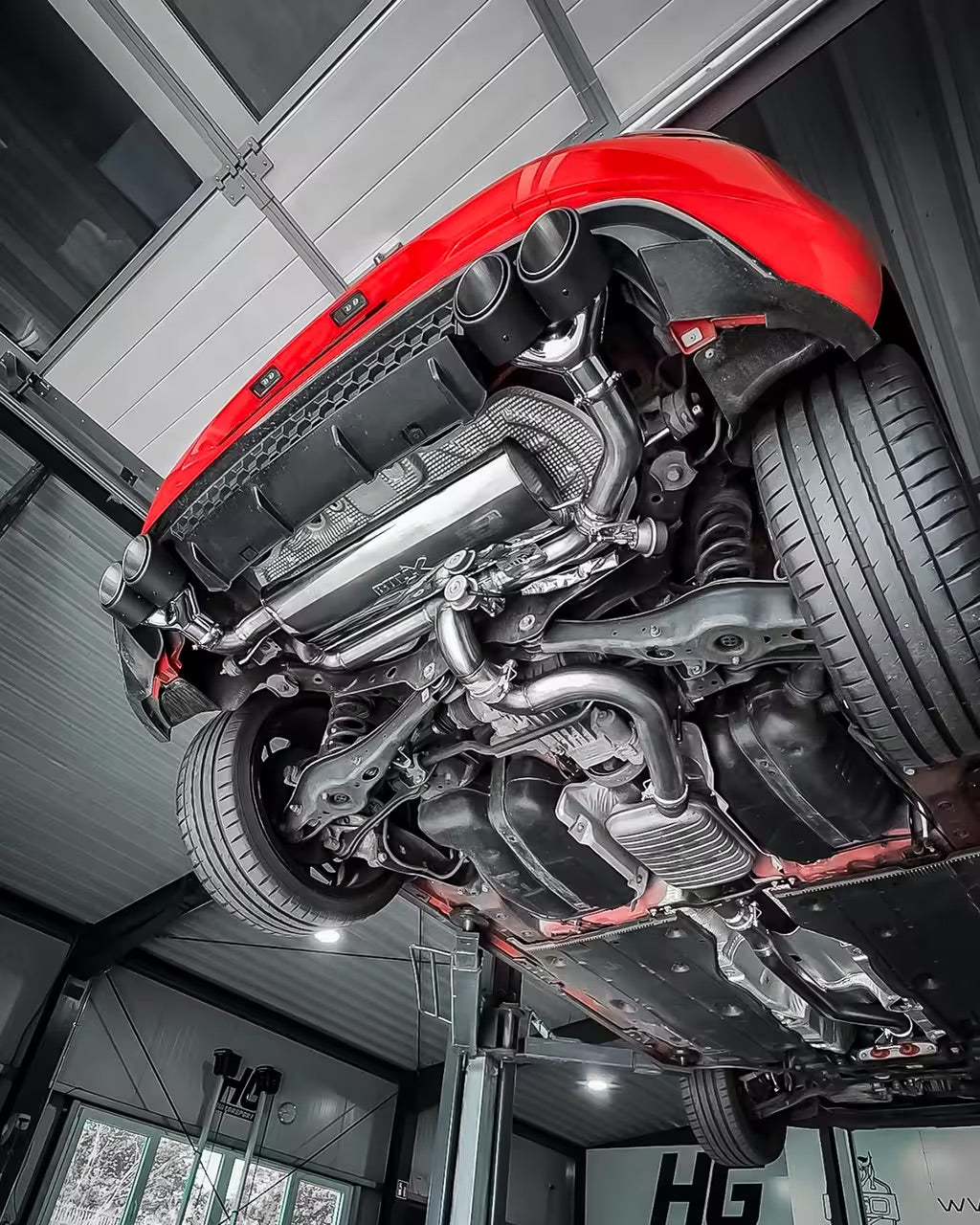 EGO-X Abgasanlage 3" VW Golf 7 R Facelift 310PS (mit ECE*)