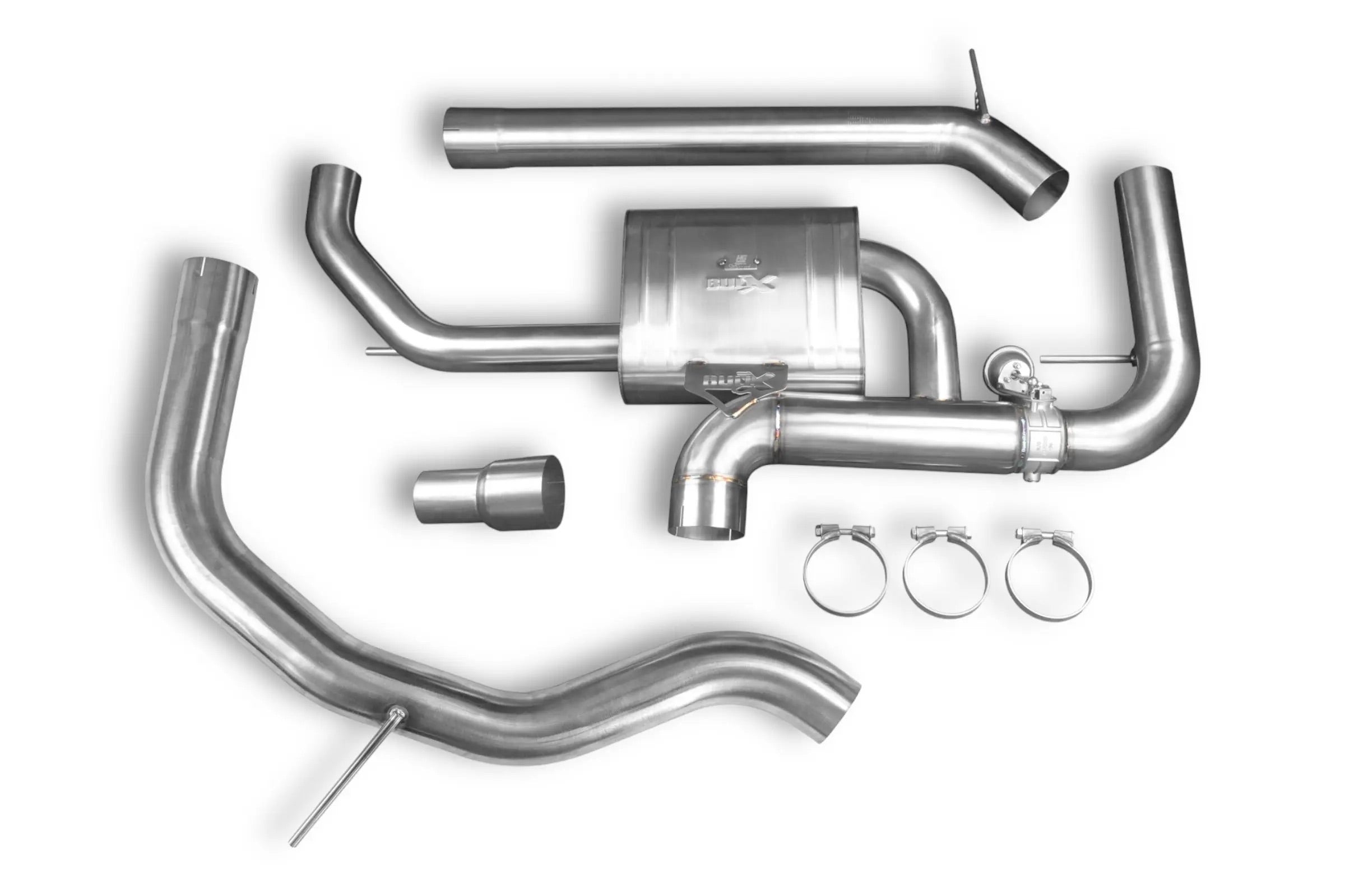 EGO-X Klappen-Abgasanlage VW Golf 8 GTI / Clubsport / ED 45 3,5" / 89mm