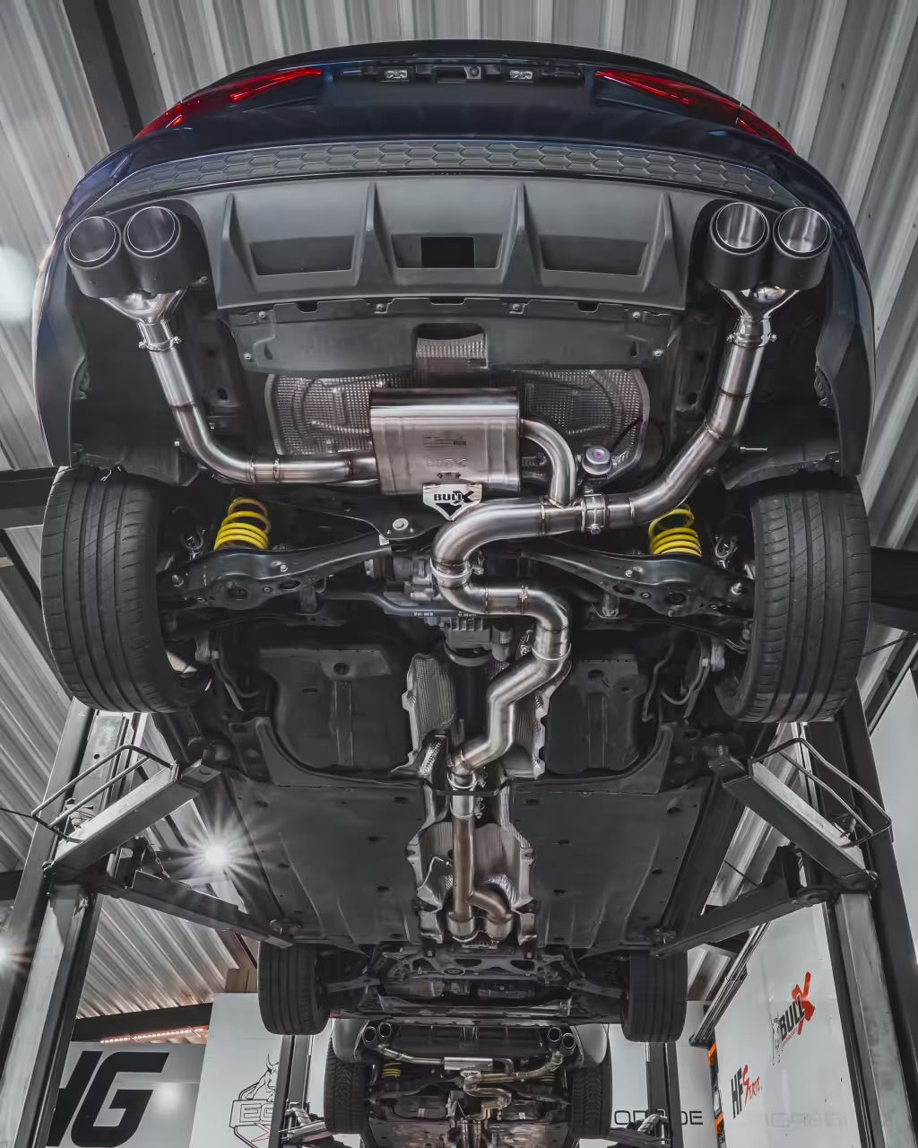 EGO-X Klappenabgasanlage 3,5" Audi S3 8Y 310PS Sportback (mit ECE)