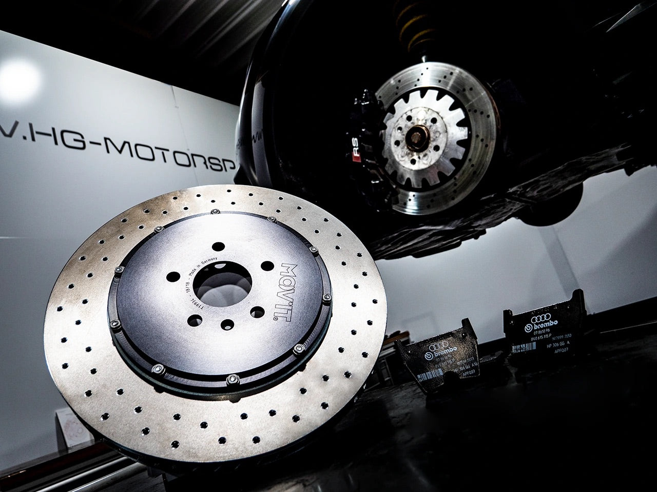 MOVIT Bremsen Upgrade-Kit Konfigurator 382 × 36 mm Audi RS3 8Y / Cupra Formentor VZ5 / Audi RSQ3 F3